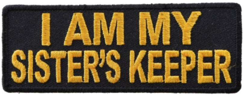 I am my Sister's Keeper Patch in Yellow